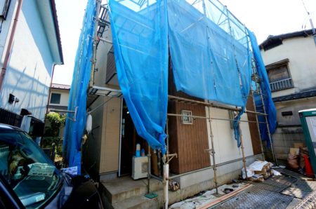 8月4日　栄町1丁目2期　外壁サイディング工事