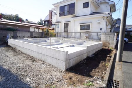 11月20日　小平市御幸町2期　基礎工事が完了しました！