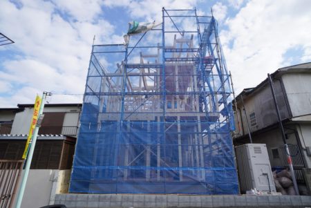 12月19日　東久留米市柳窪2丁目4期　上棟しました！