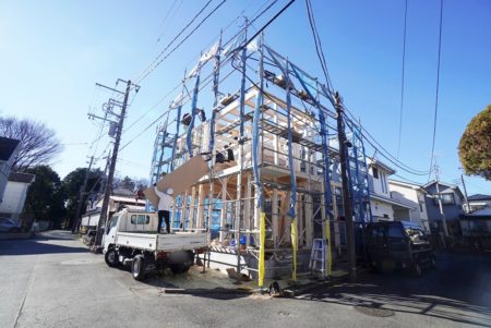 1月9日　小平市御幸町2期　上棟しました！