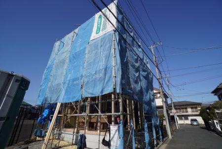 1月17日　東久留米市金山町2丁目1期　上棟しました！