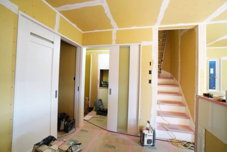 1月18日　東久留米市中央町4丁目1期　内部工事が進行中！完成イメージがぐっと現実に！