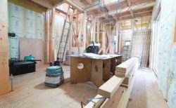 1月22日　東久留米市柳窪2丁目4期　上棟から１か月の現場は・・・