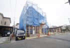 東久留米市中央町3丁目　新築戸建　上棟後の現地の様子